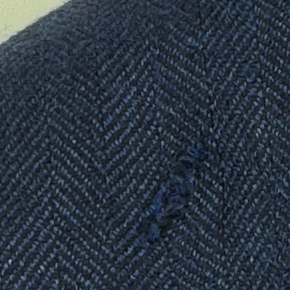 J.P. Tilford Samuelsohn Loro Piana Blazer Men 42L Blue Cashmere Silk Herringbone - Picture 10 of 16